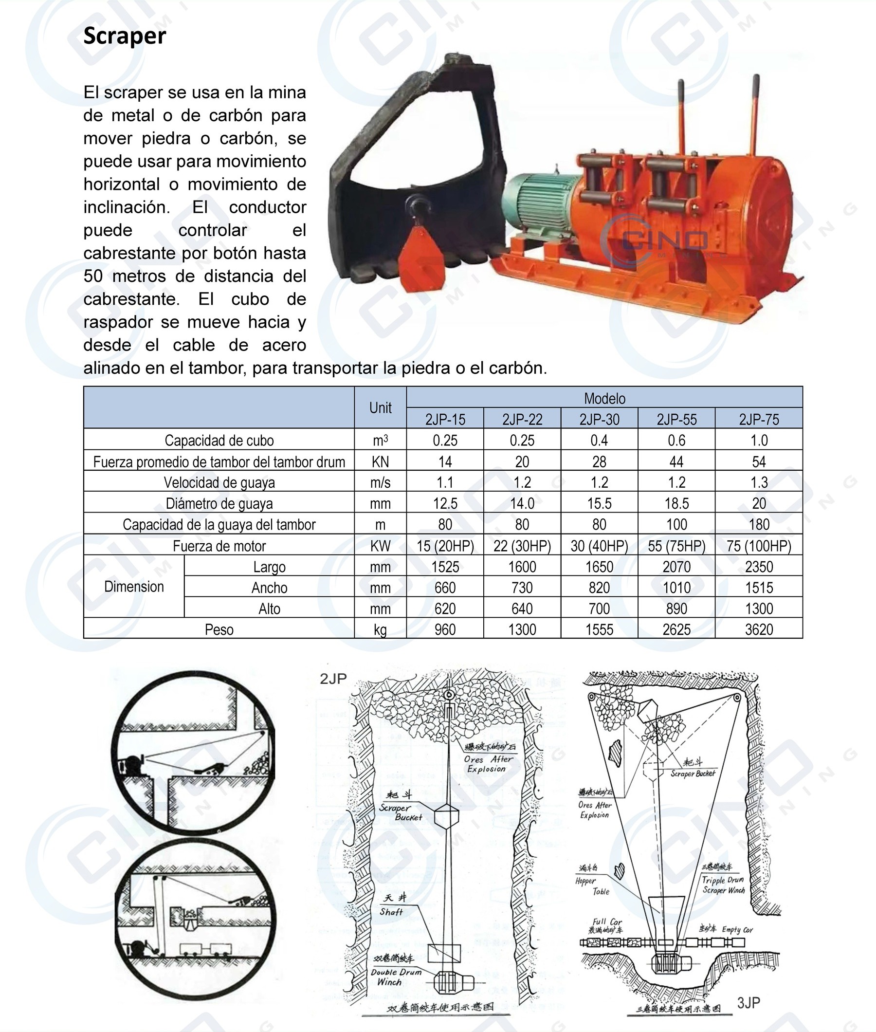 scraper_rastrillo_minero_mineria_colombia